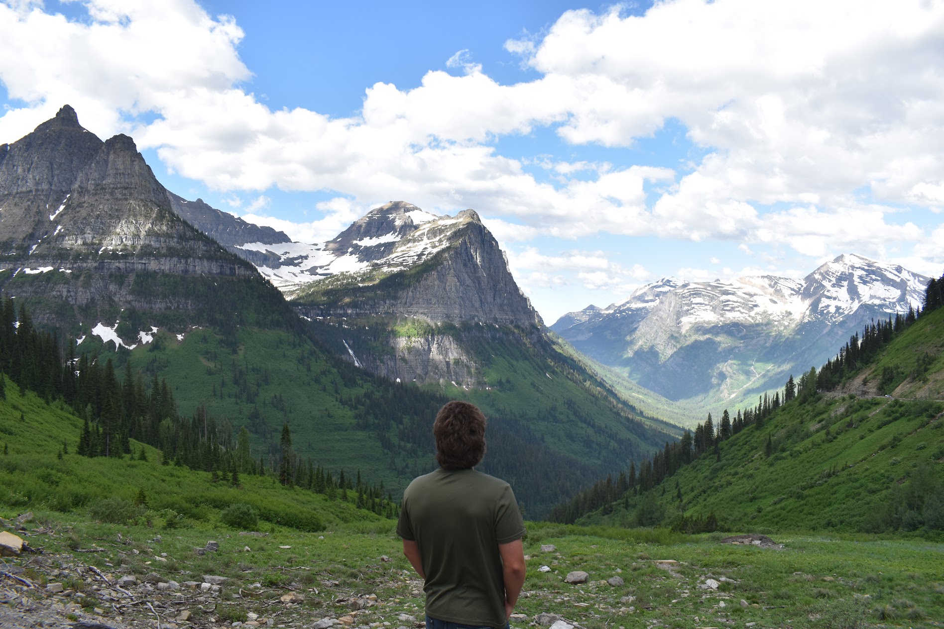 glacier national park nature mountains